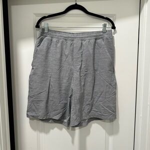 Lululemon Men's Large Grey Pace Breaker Lined 7” Shorts